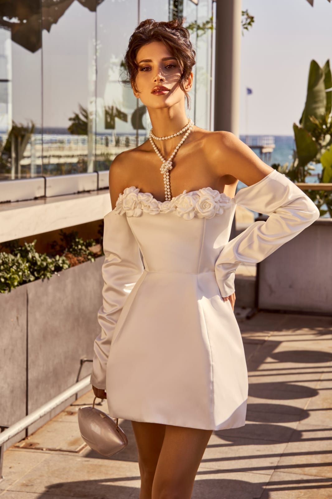 Mini dress bianco