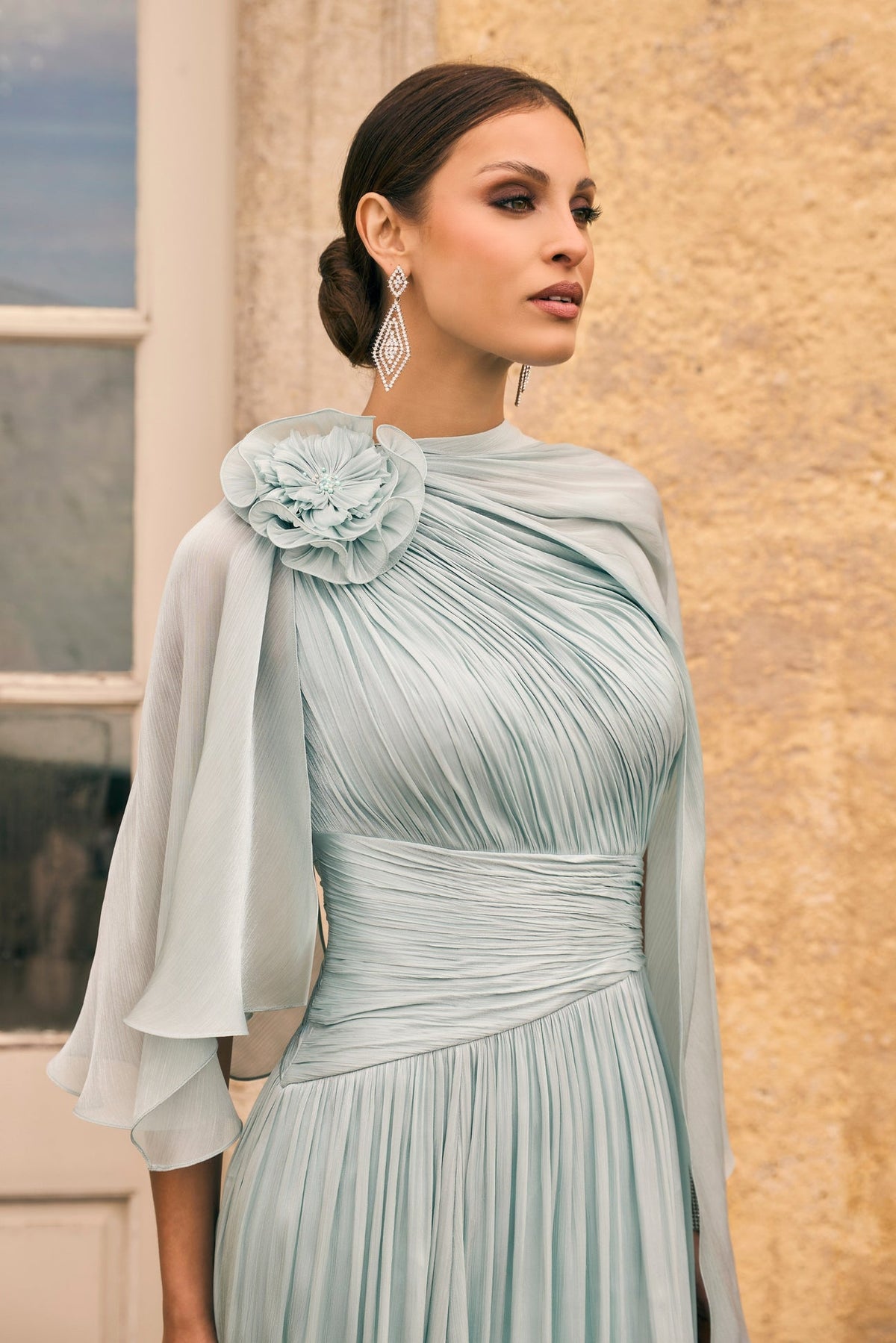 Abito cerimonia grey mint