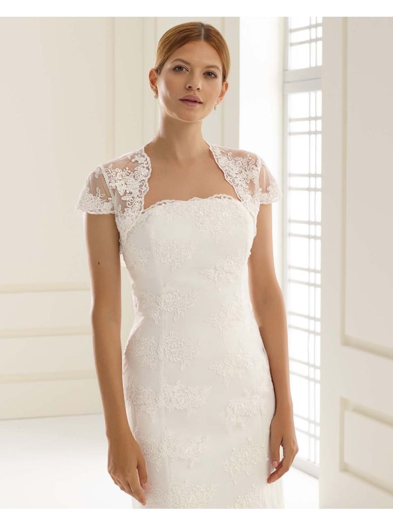 Bolero in pizzo manica corta