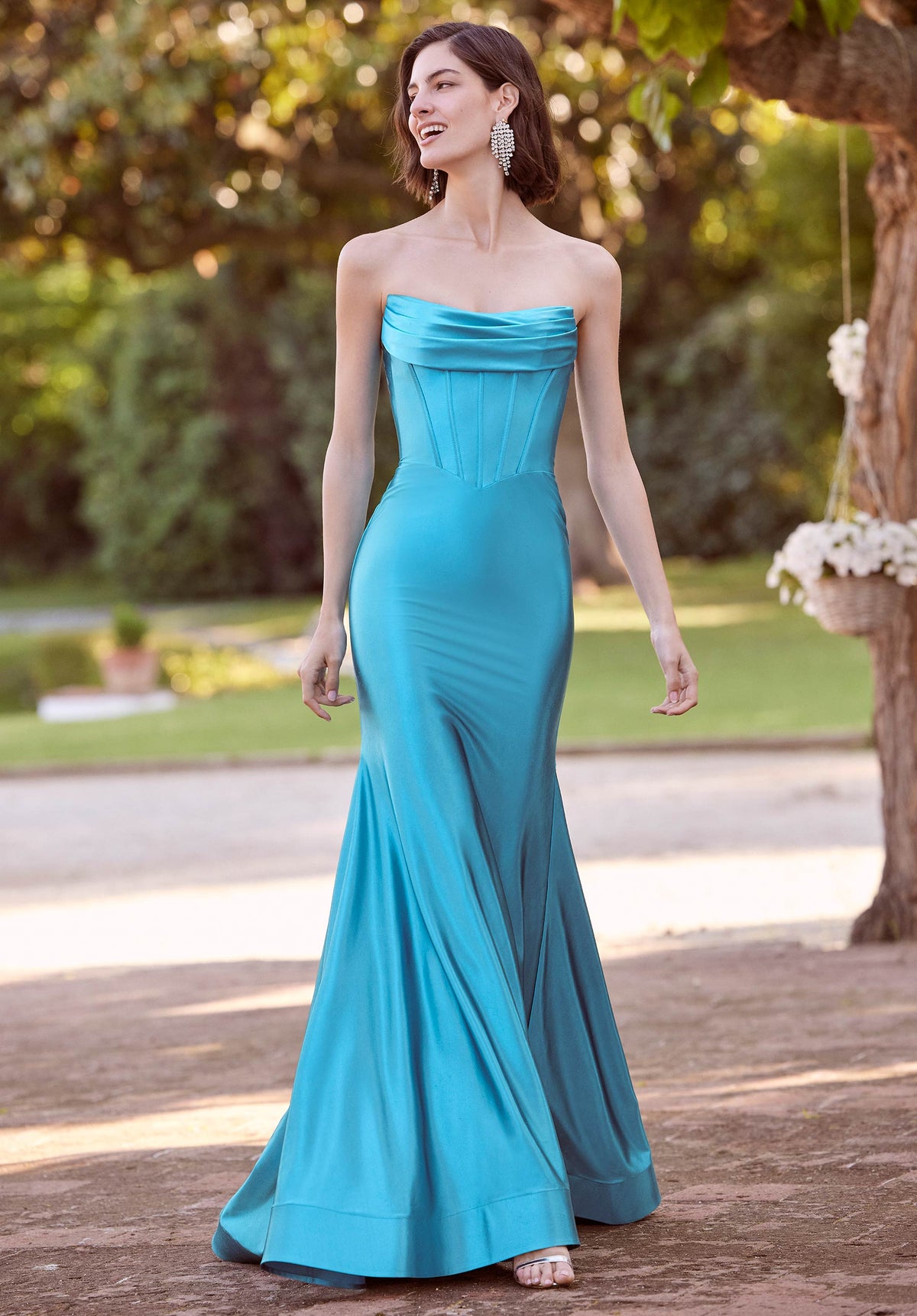 Elegante abito a sirena