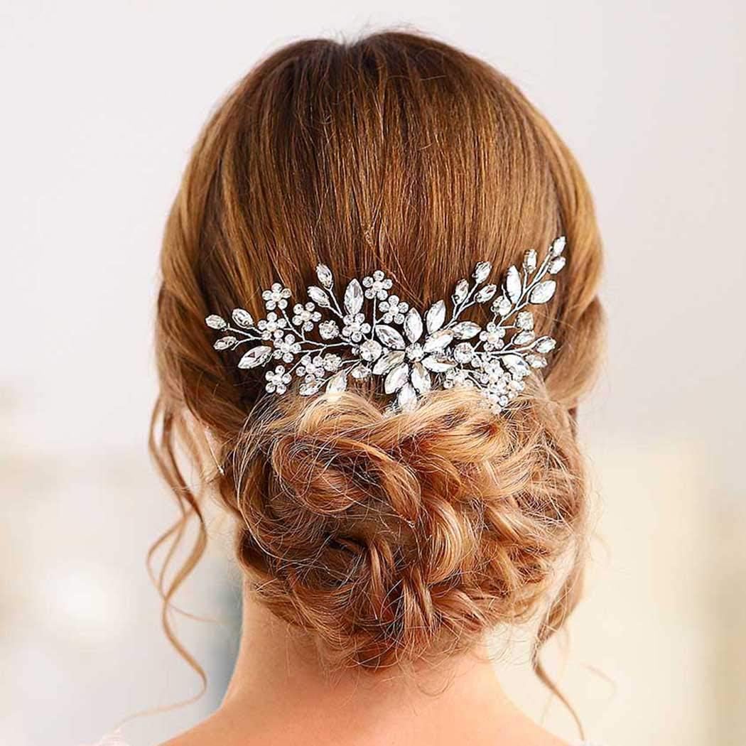 Pettine per capelli strass