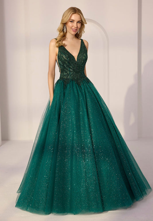 Abito 18esimo verde smeraldo