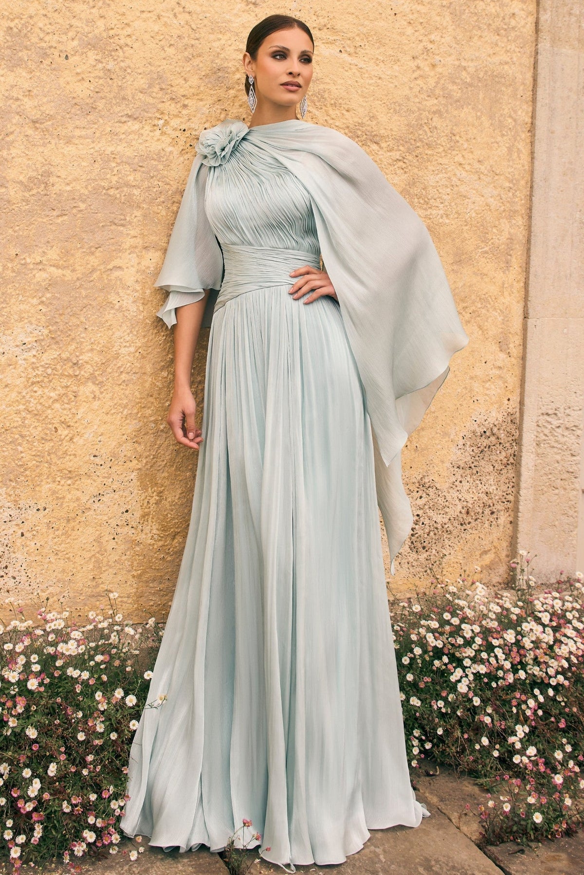 Abito cerimonia grey mint